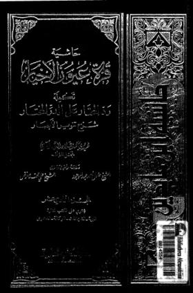 رد المحتار على الدر المختار - حاشية ابن عابدين الجزء الحادي عشر